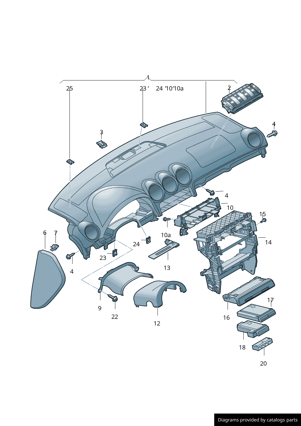 Car part diagram
