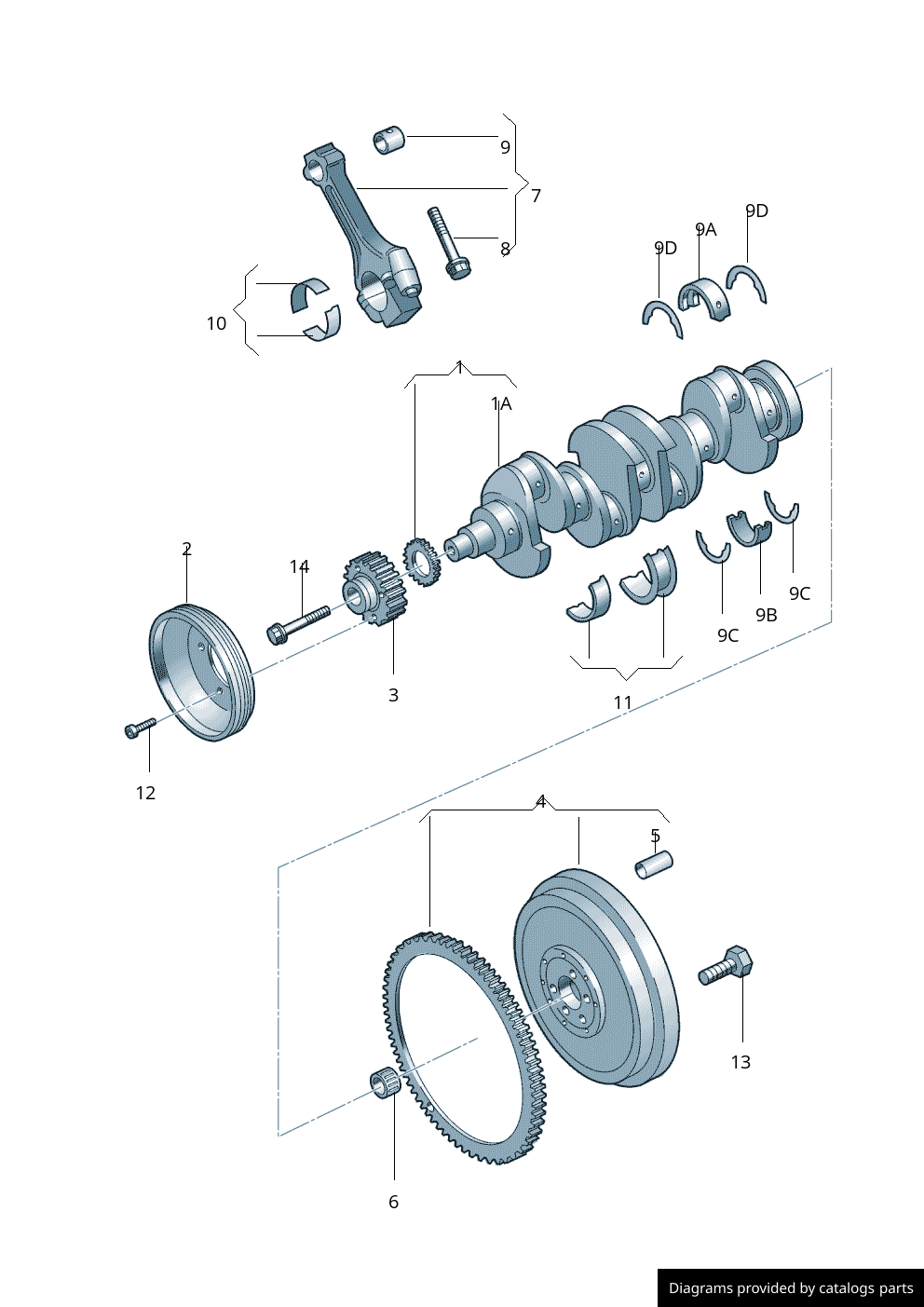 Car part diagram