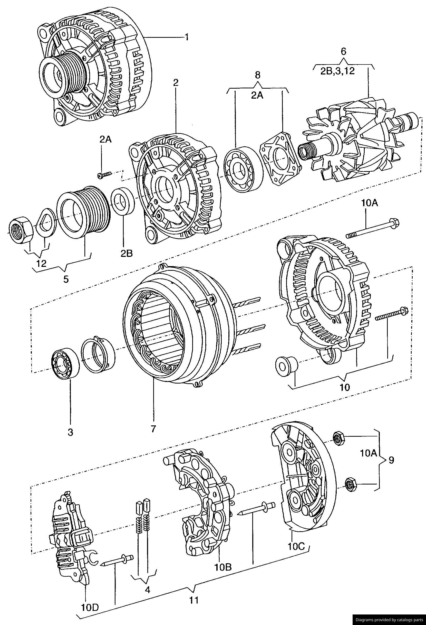 Car part diagram
