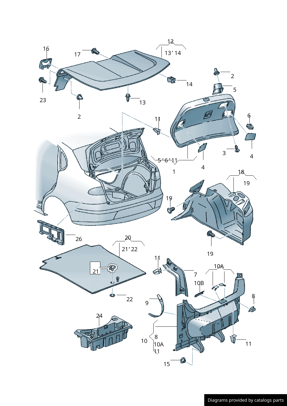 Car part diagram