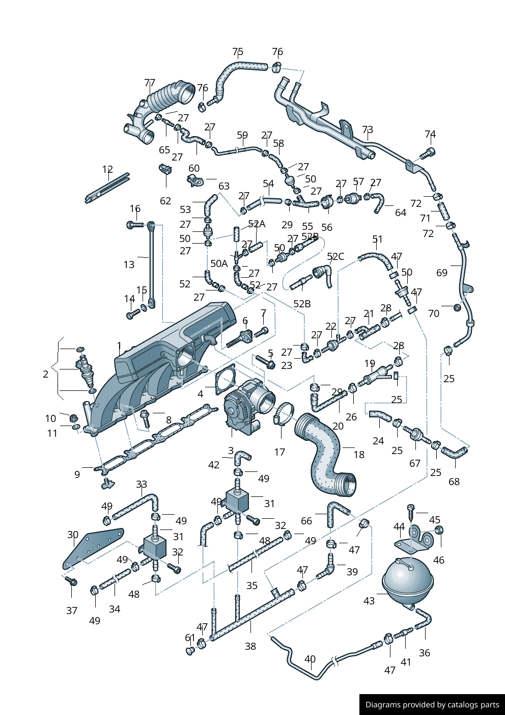 Car part diagram