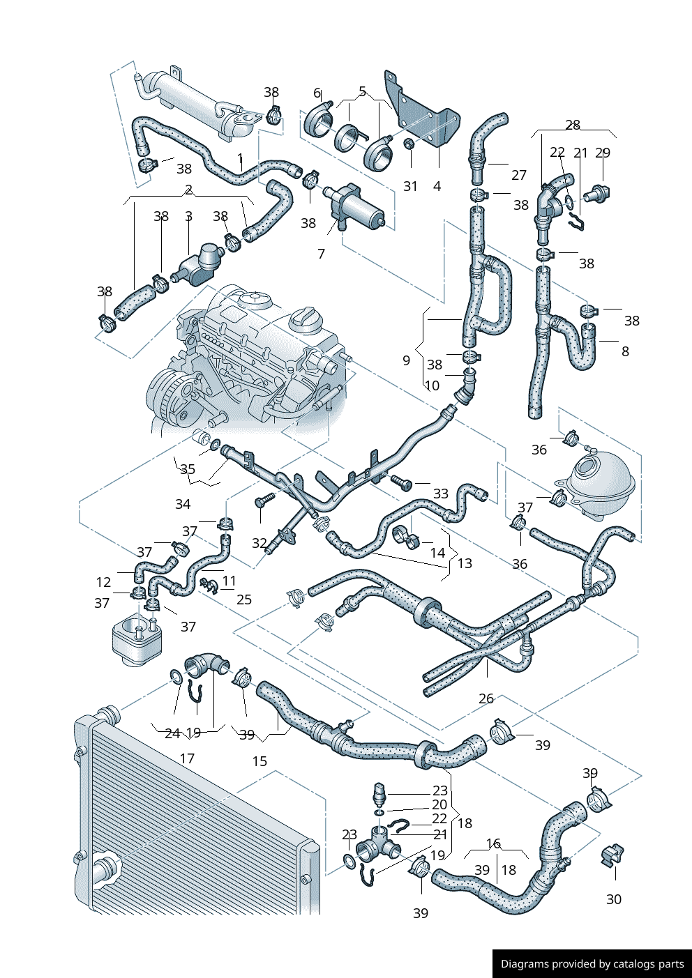 Car part diagram