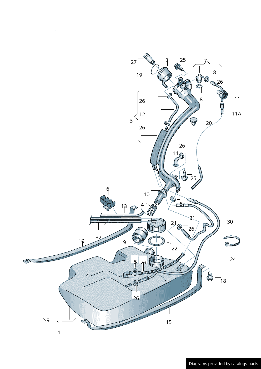 Car part diagram