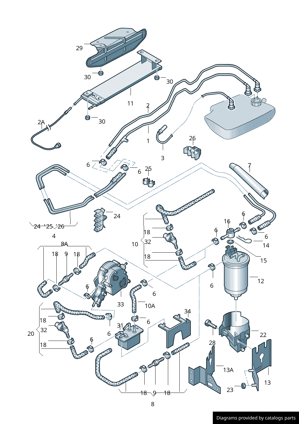 Car part diagram