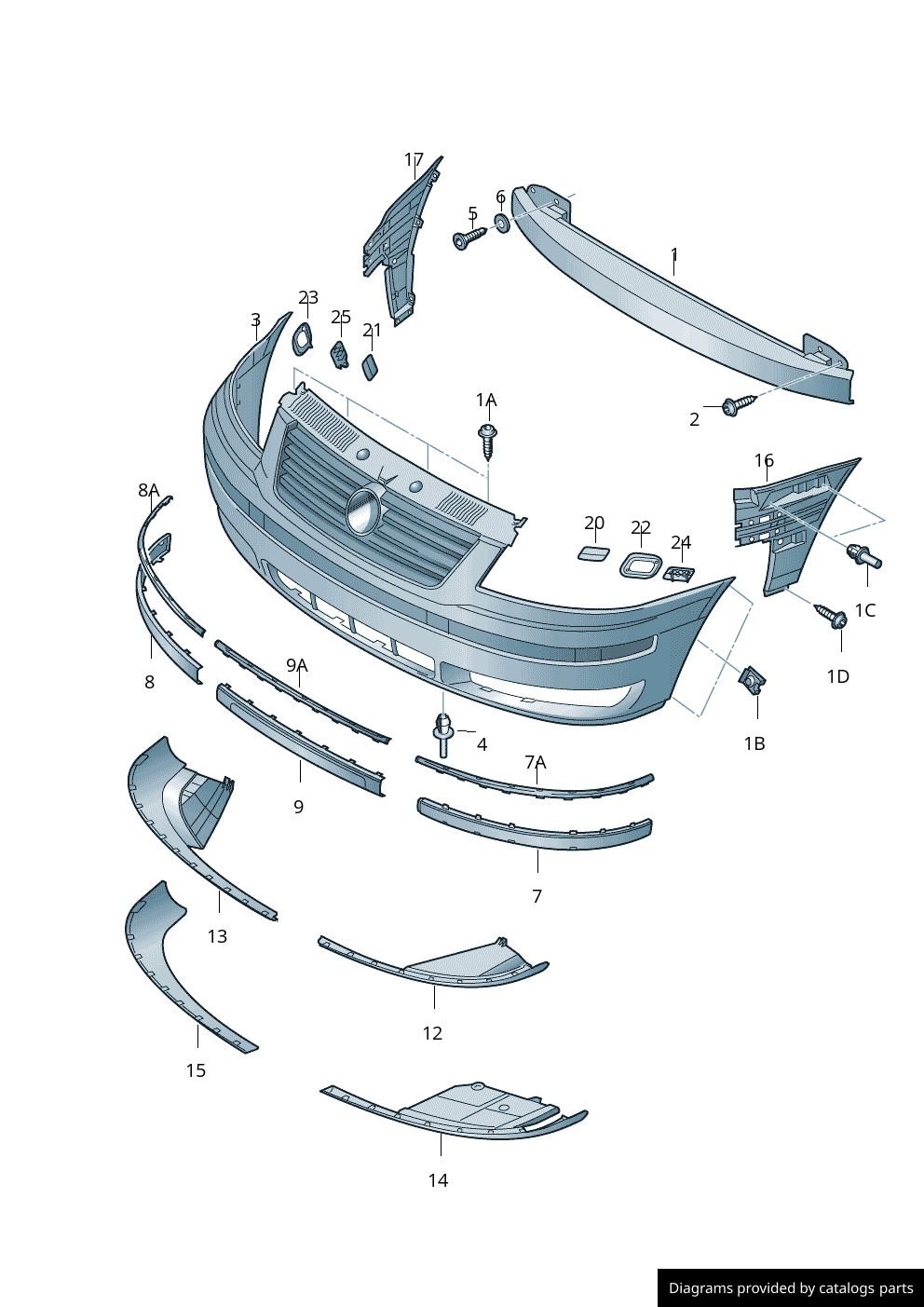 Car part diagram