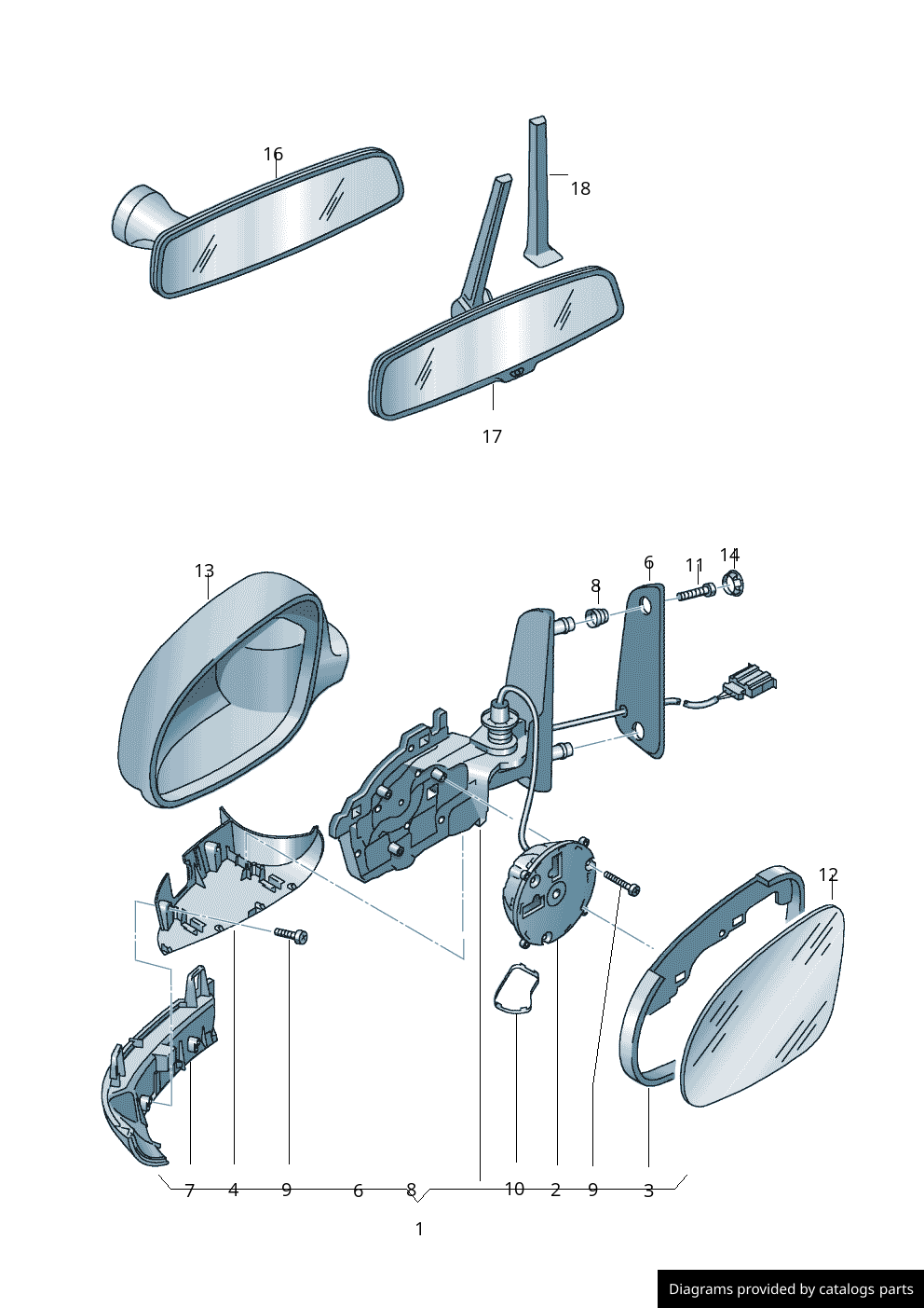 Car part diagram