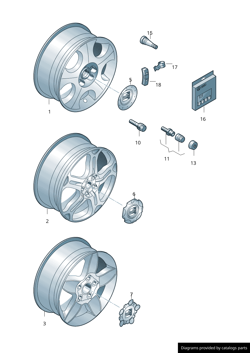 Car part diagram