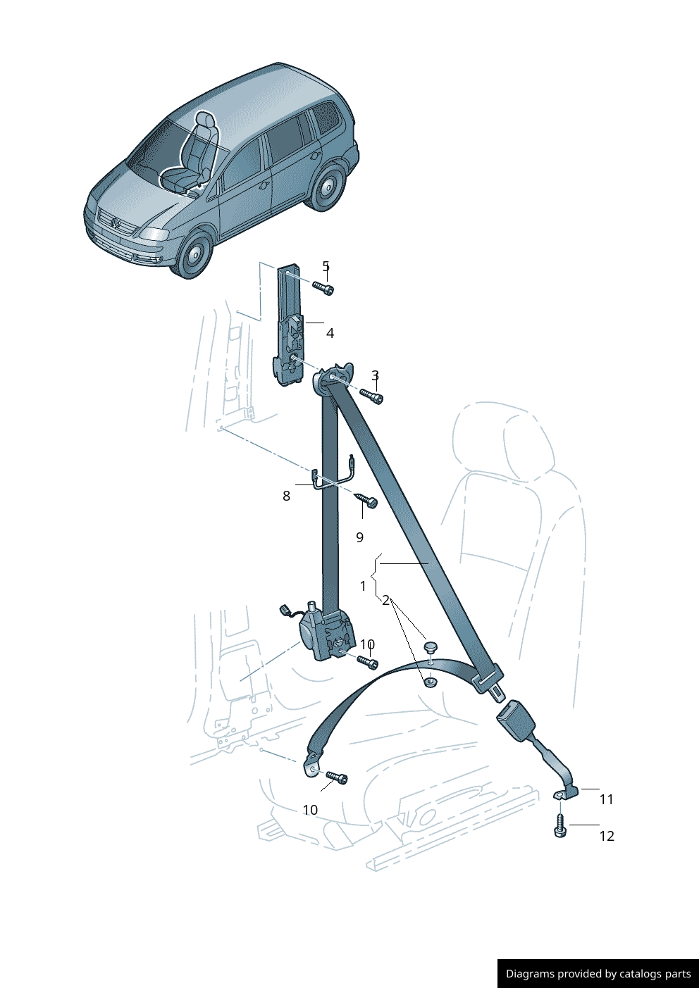 Car part diagram