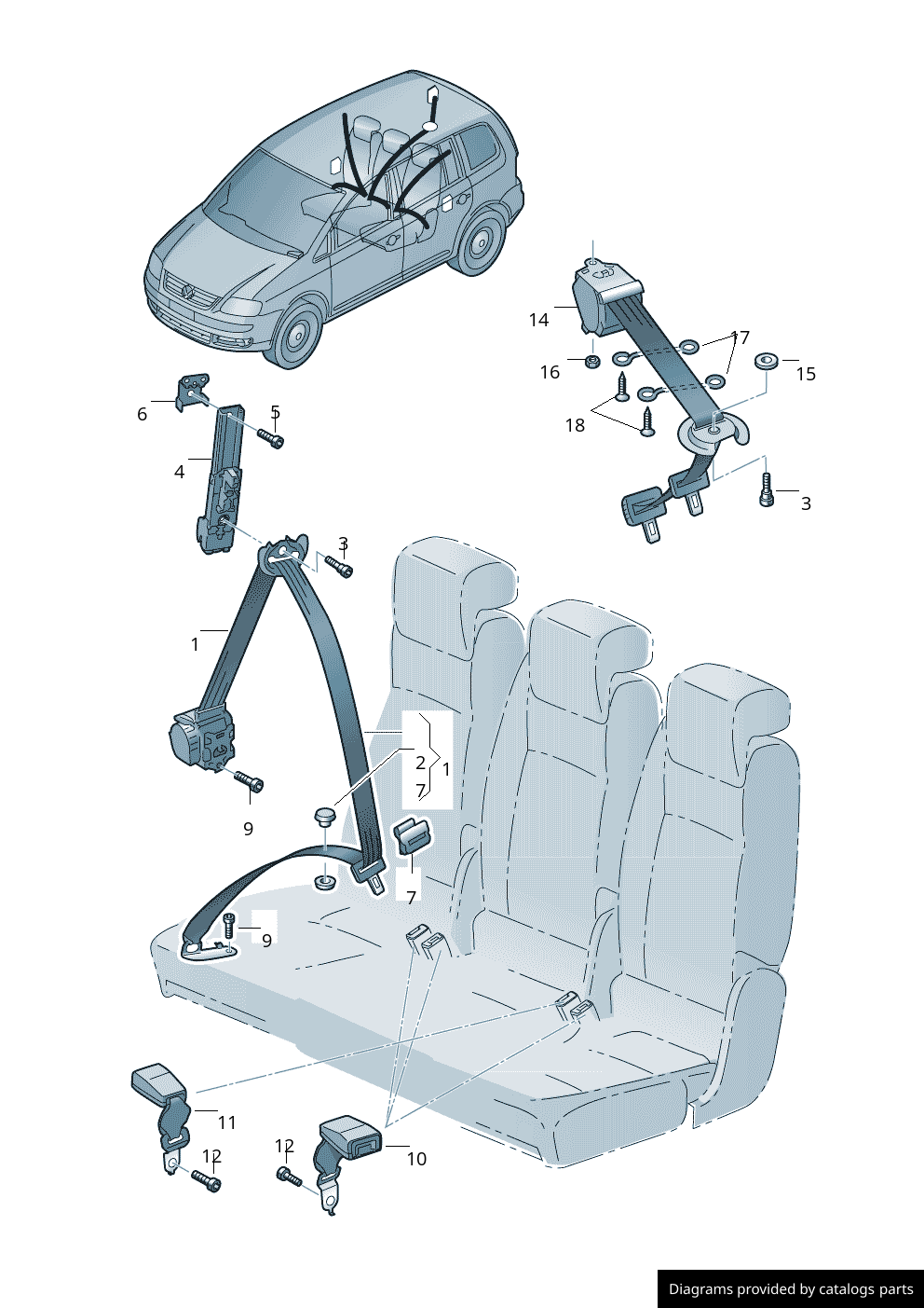 Car part diagram