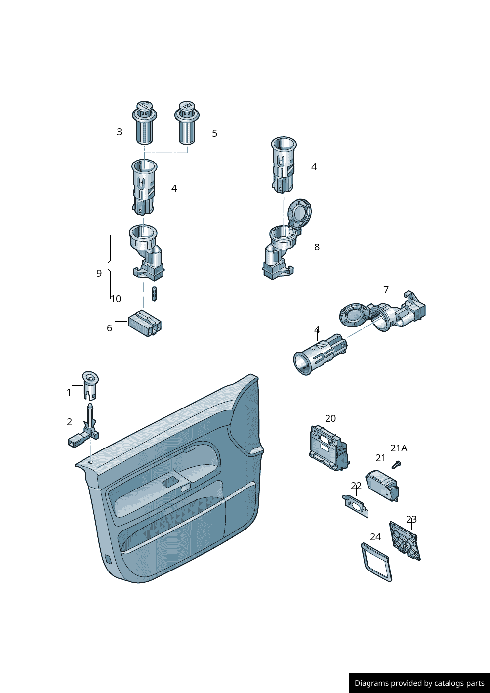 Car part diagram