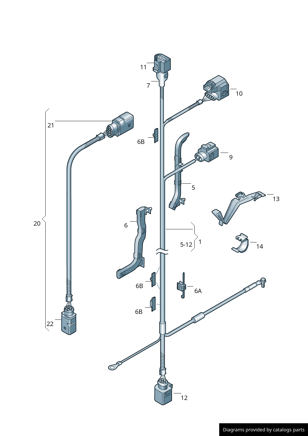 Car part diagram