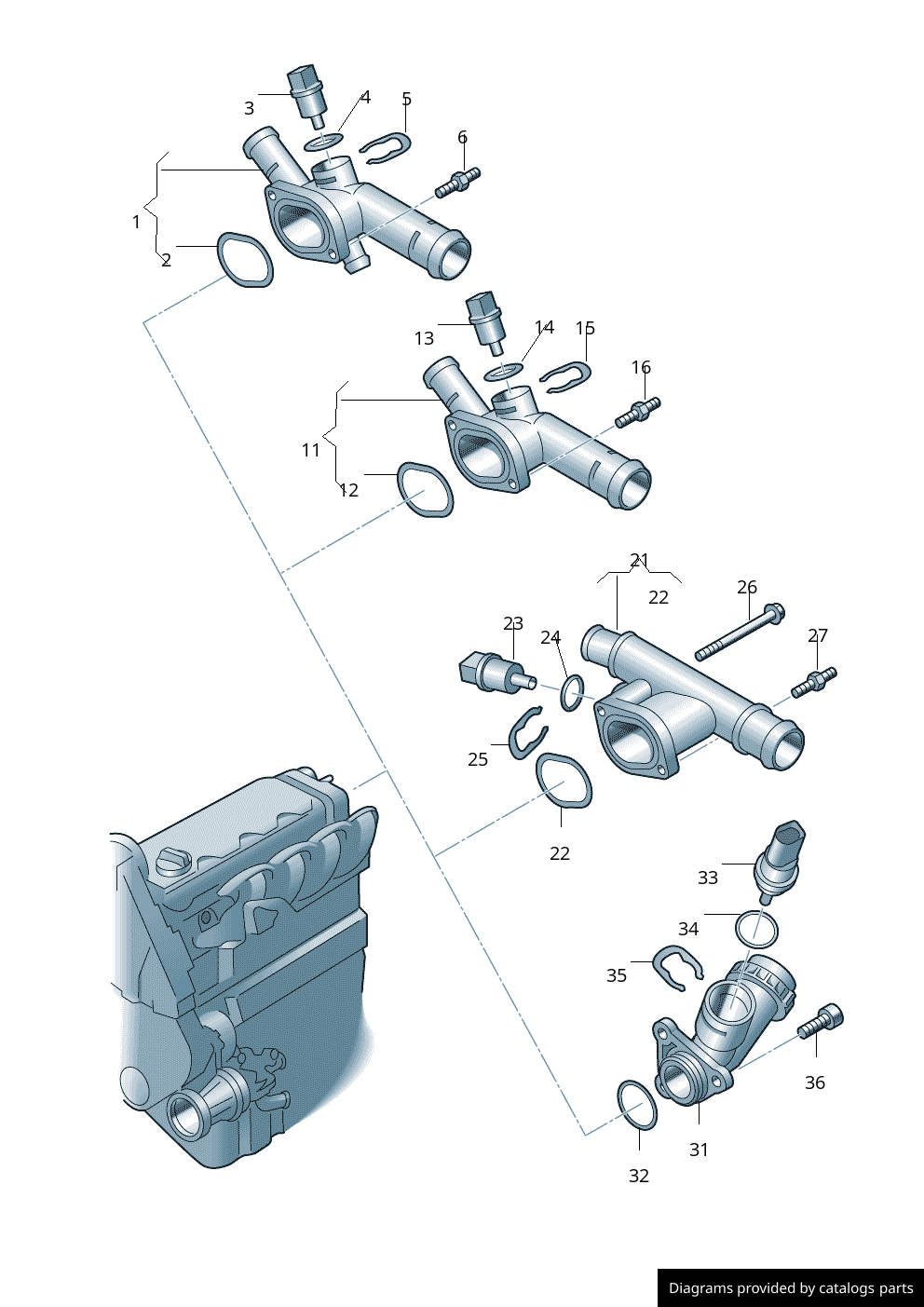 Car part diagram