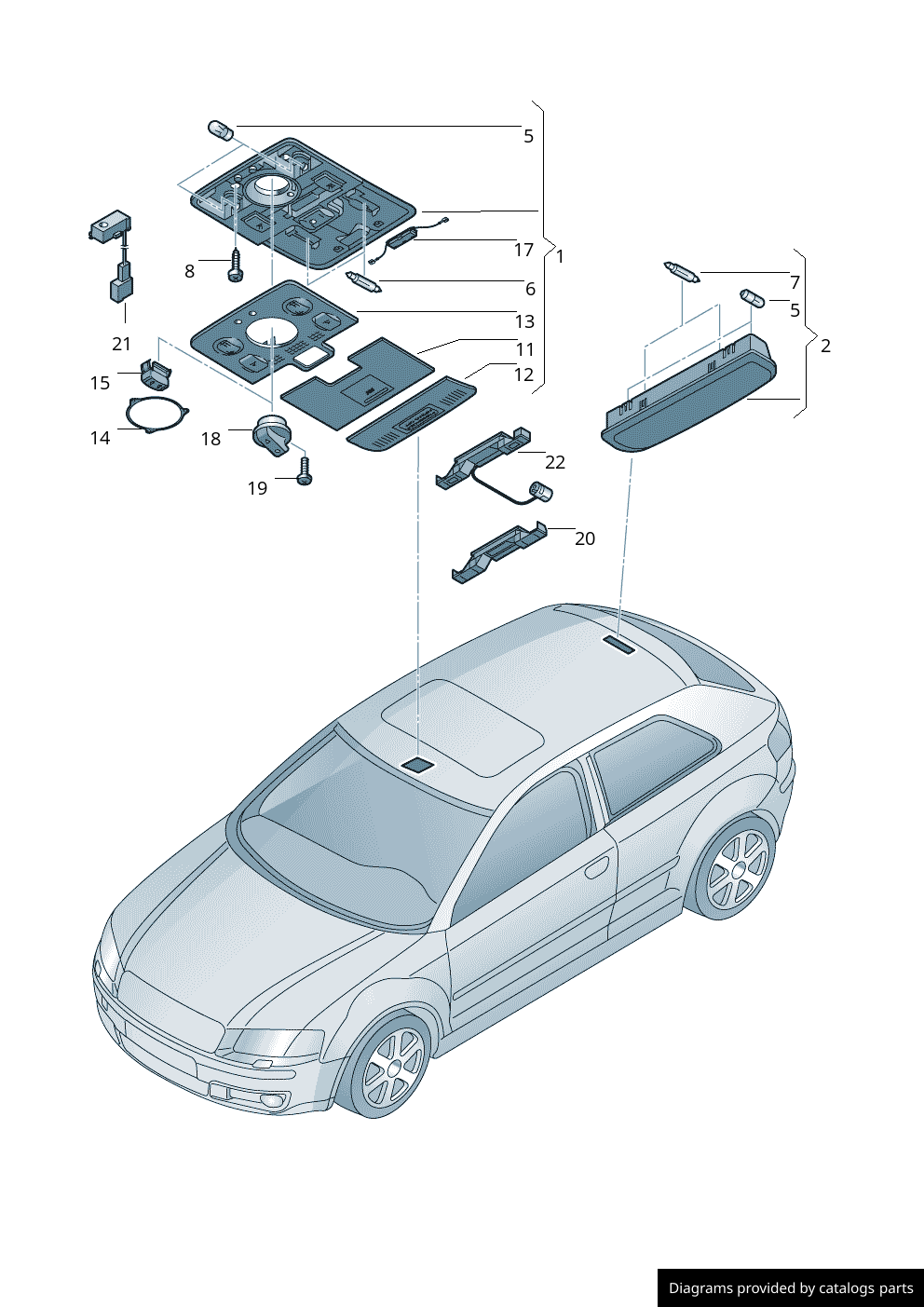Car part diagram