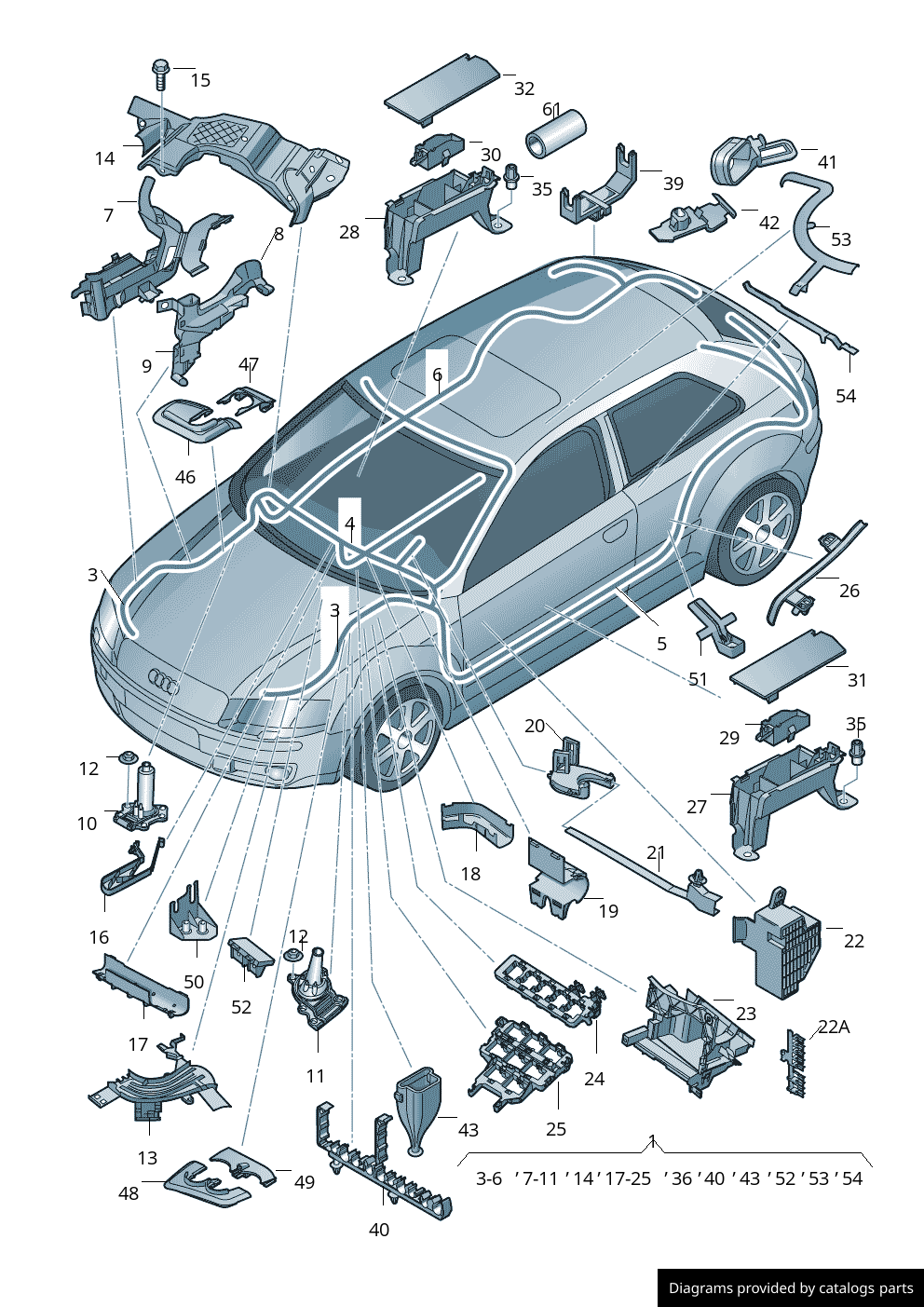 Car part diagram