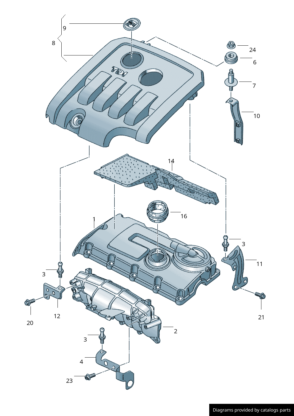 Car part diagram