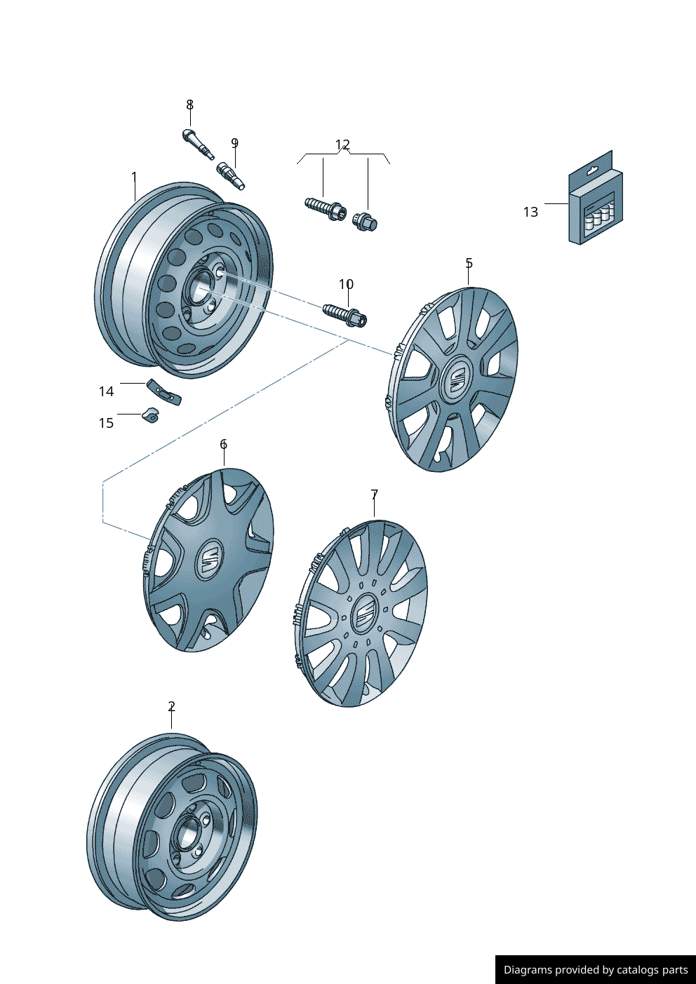Car part diagram