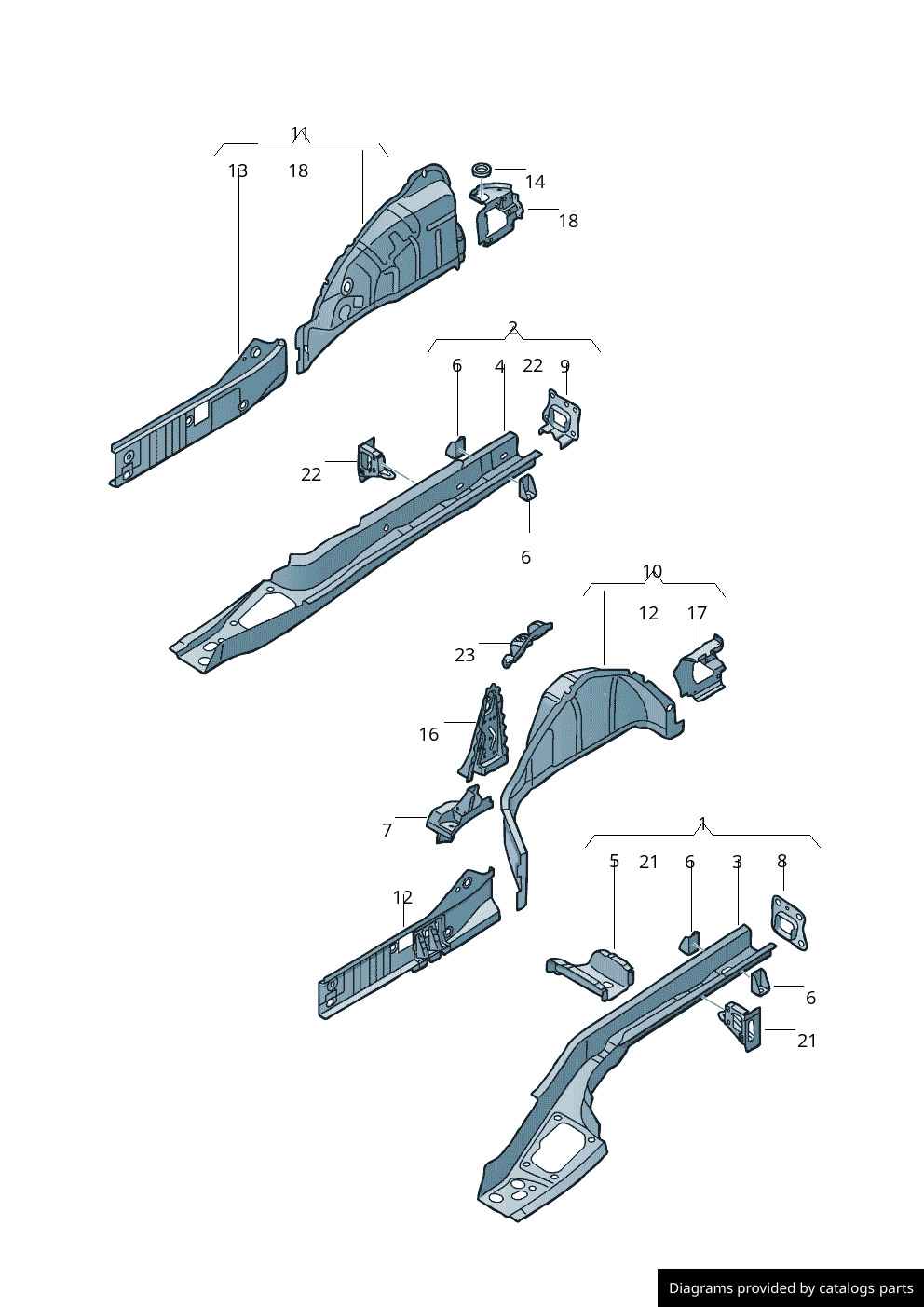 Car part diagram