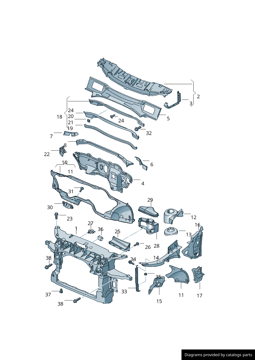 Car part diagram