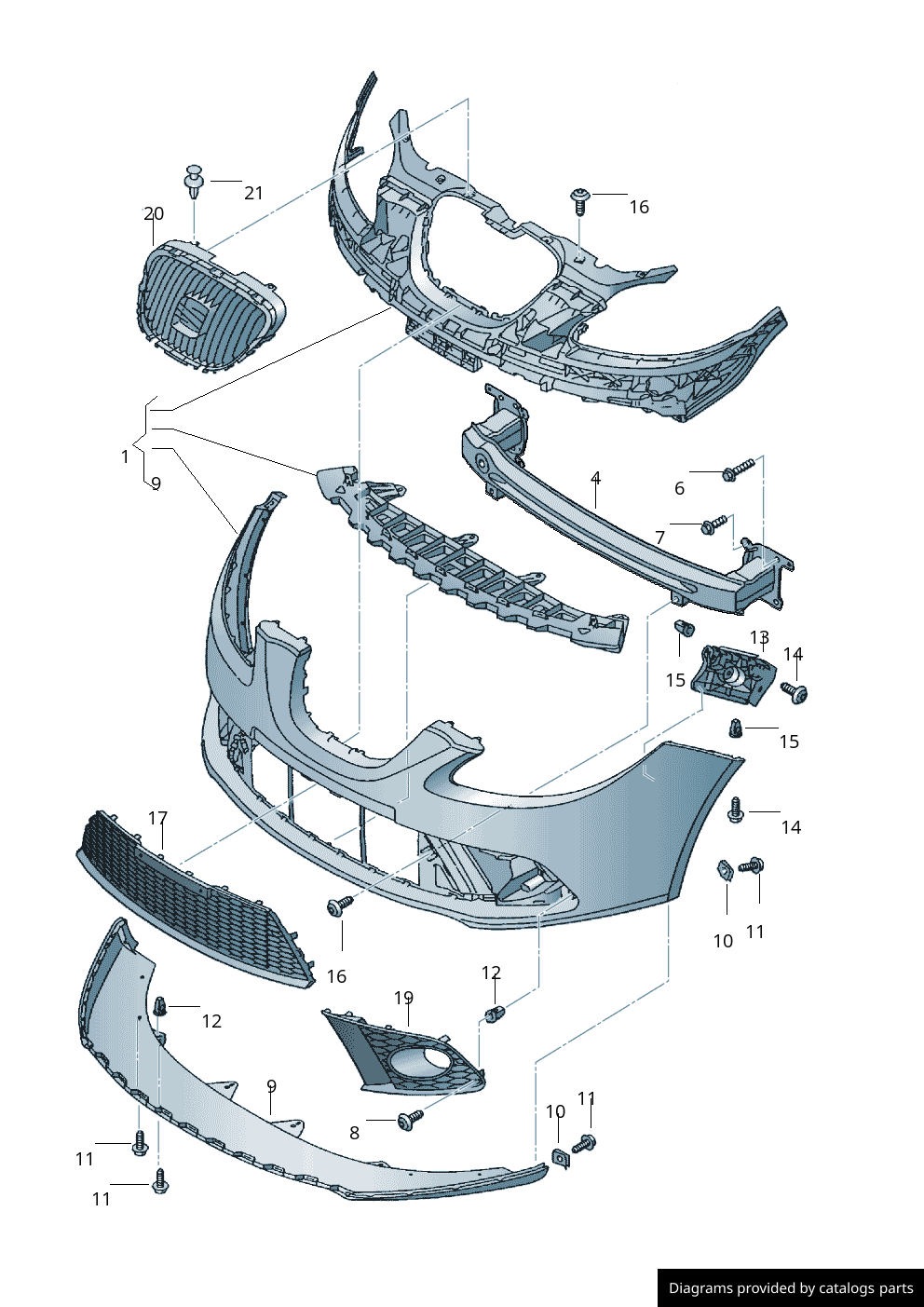 Car part diagram