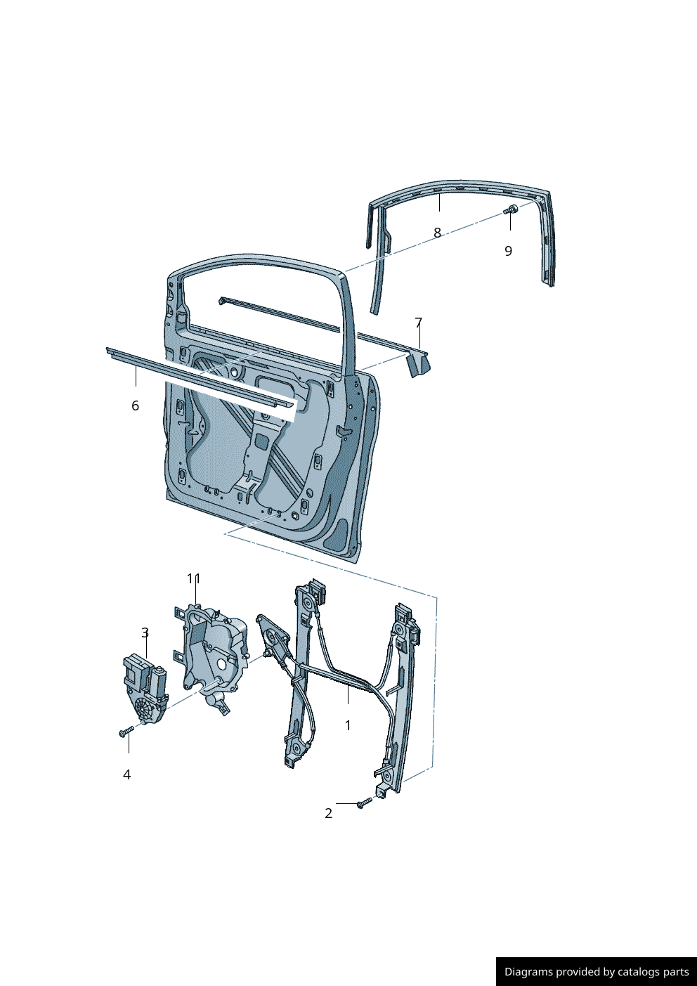 Car part diagram