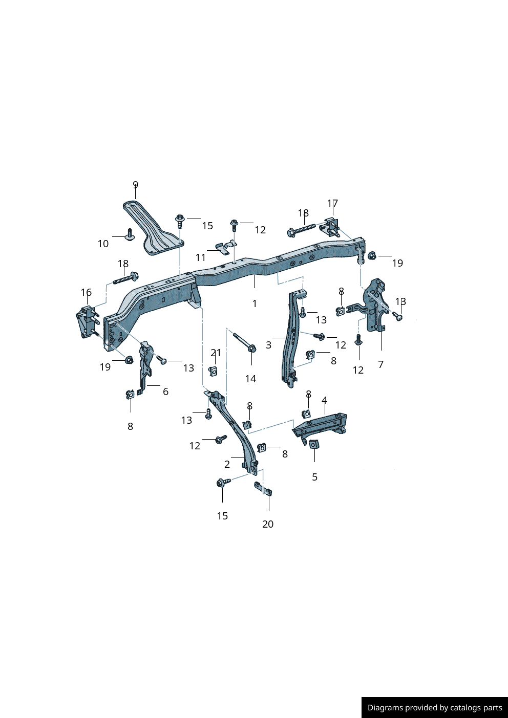 Car part diagram