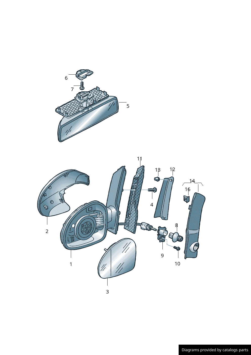 Car part diagram