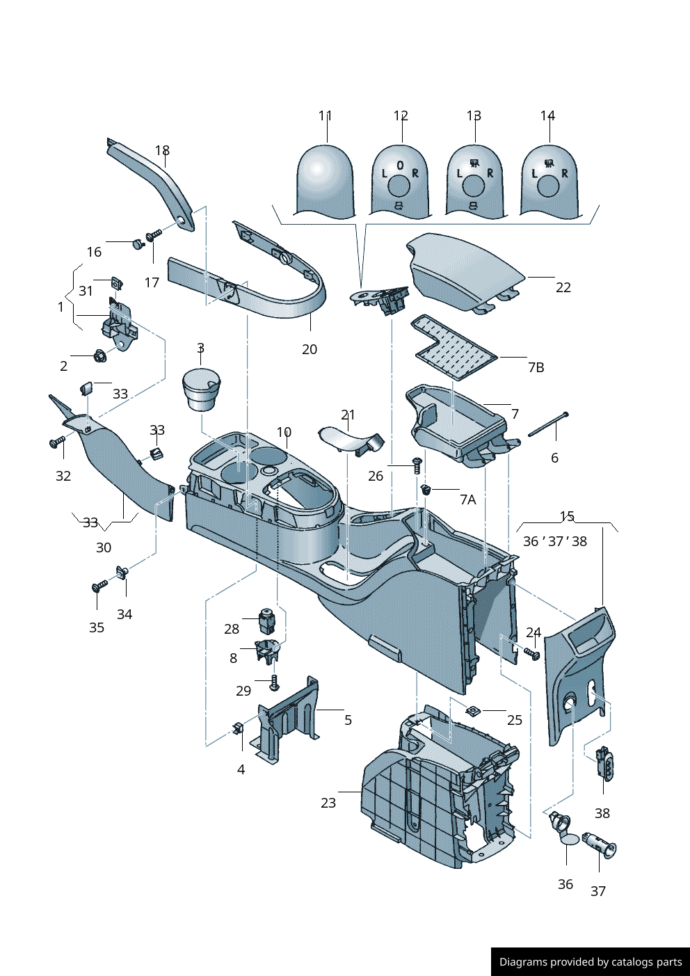 Car part diagram
