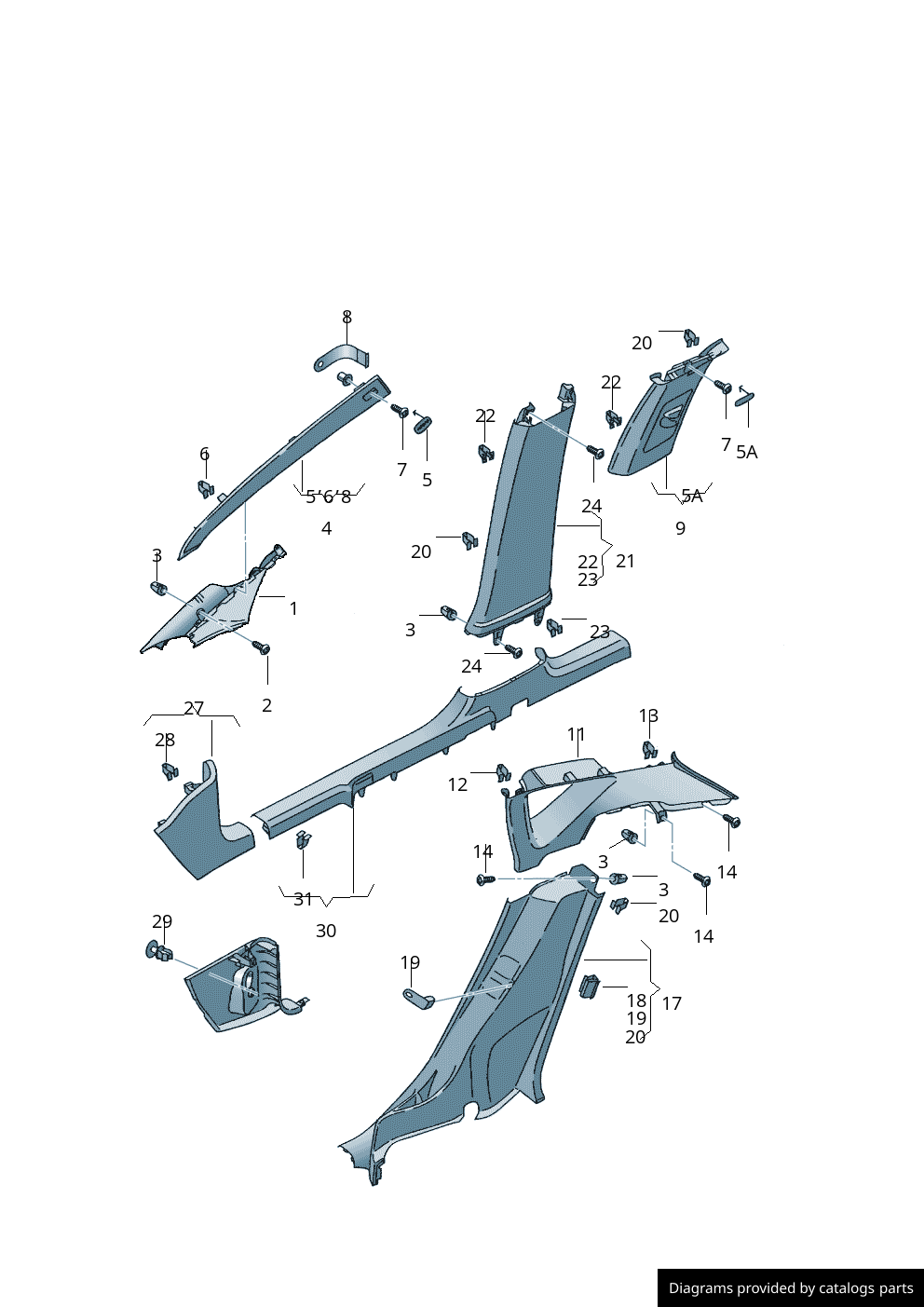 Car part diagram