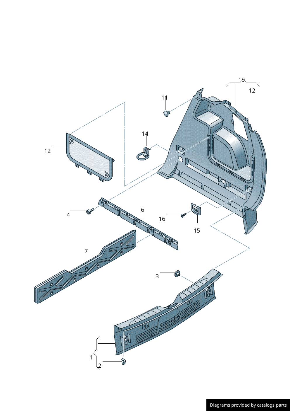 Car part diagram