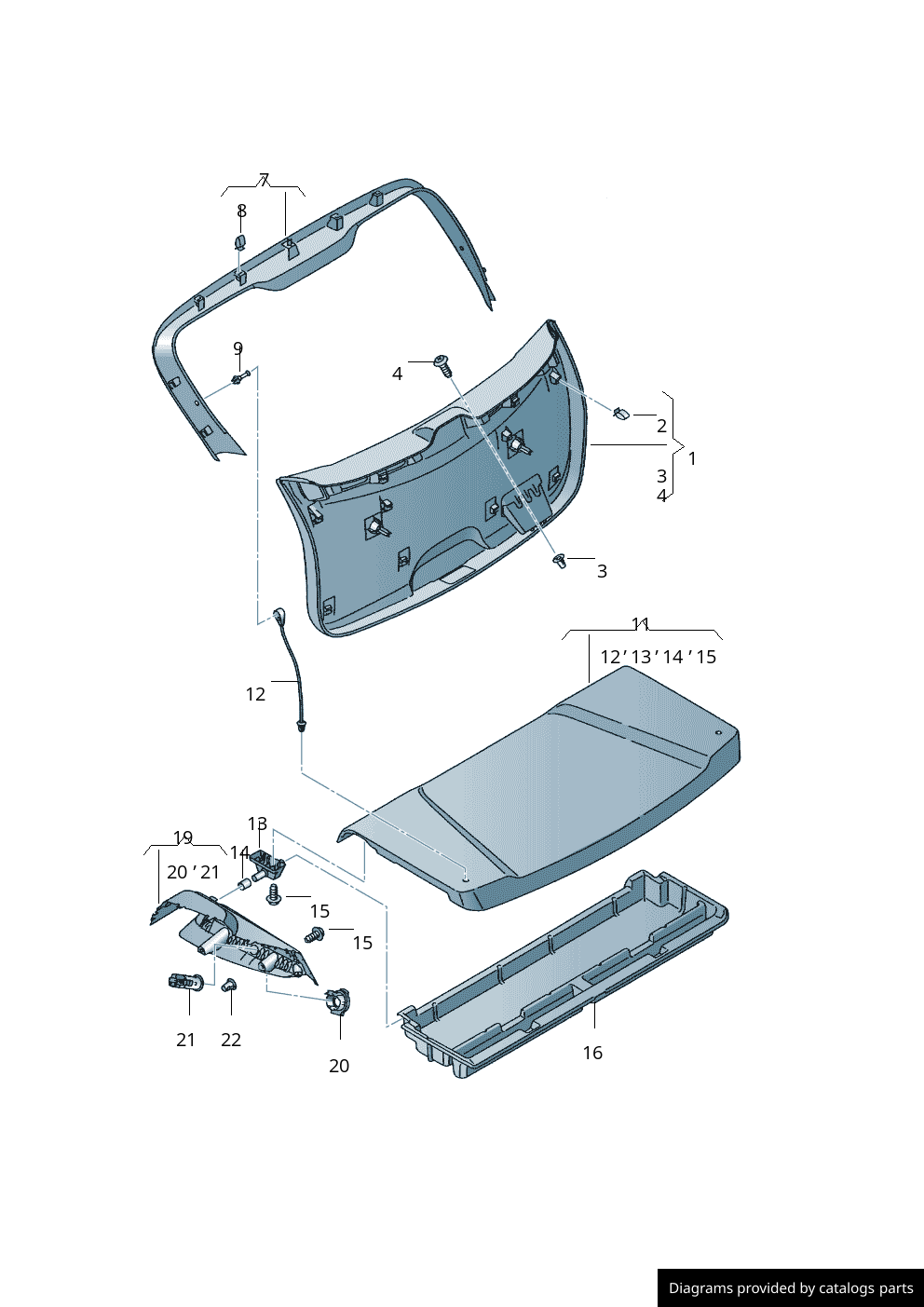 Car part diagram