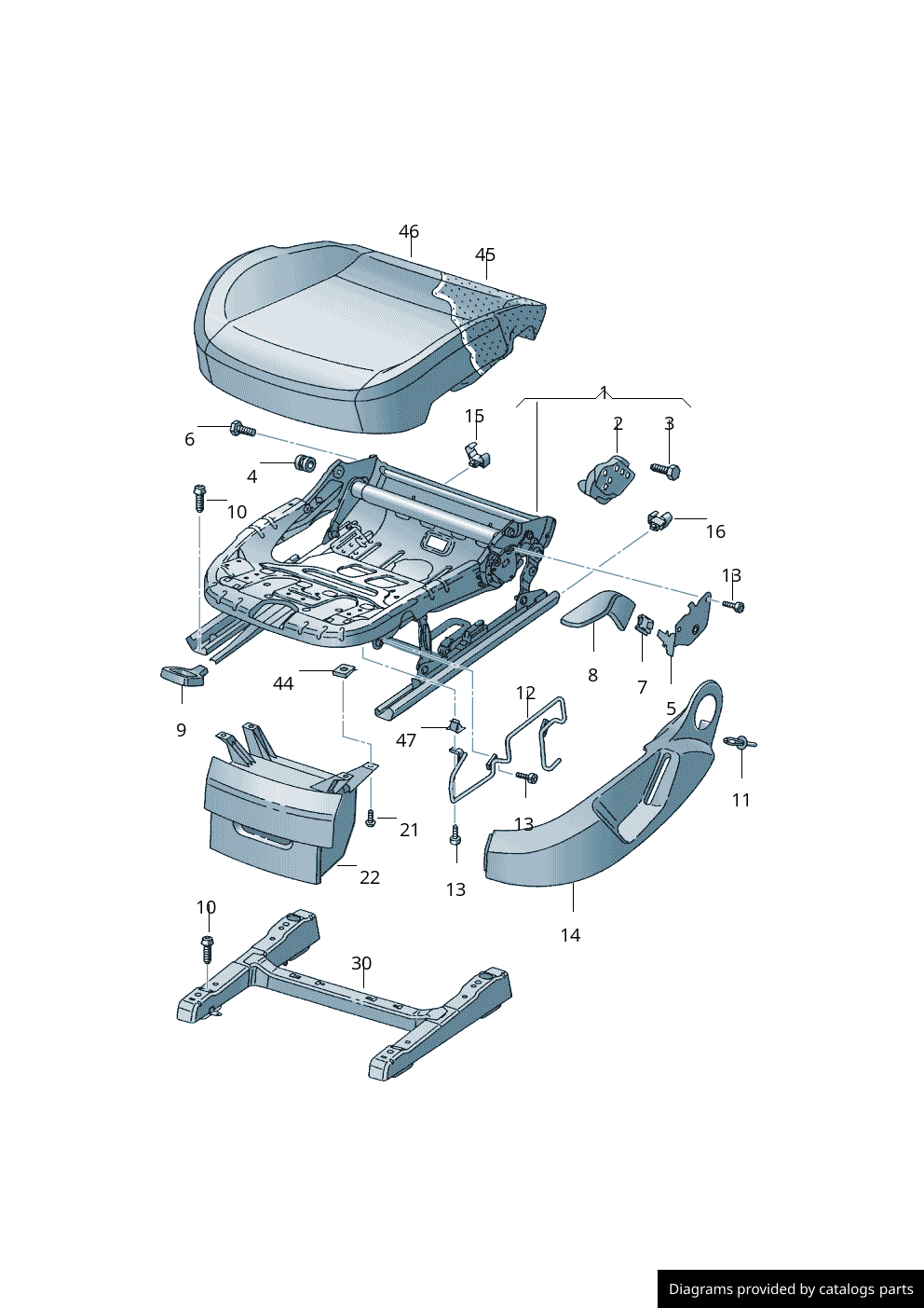 Car part diagram
