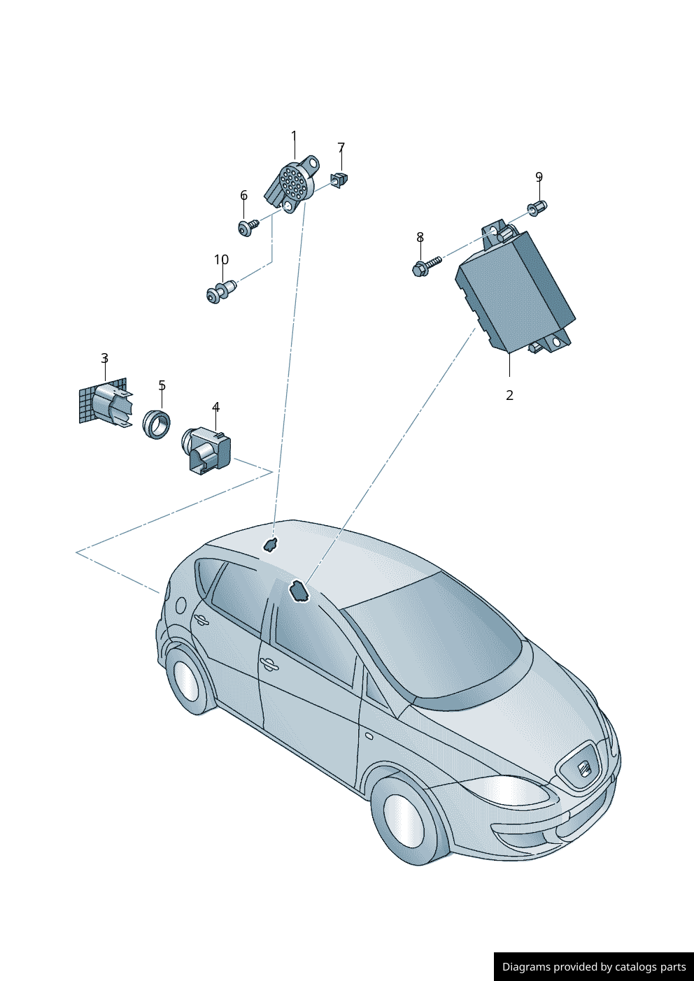 Car part diagram