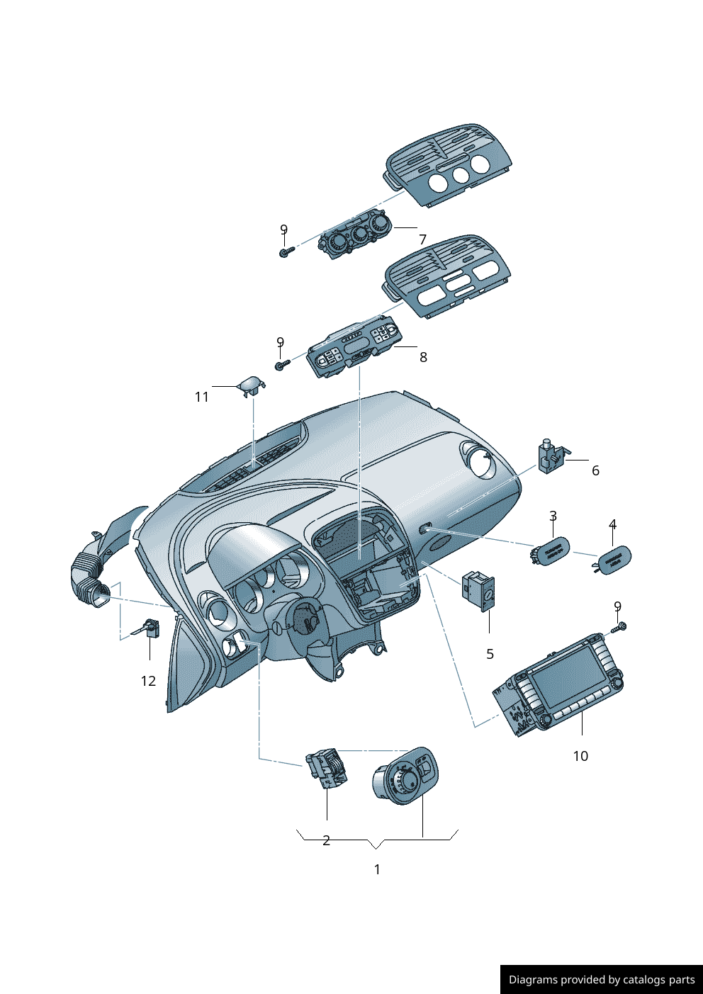 Car part diagram
