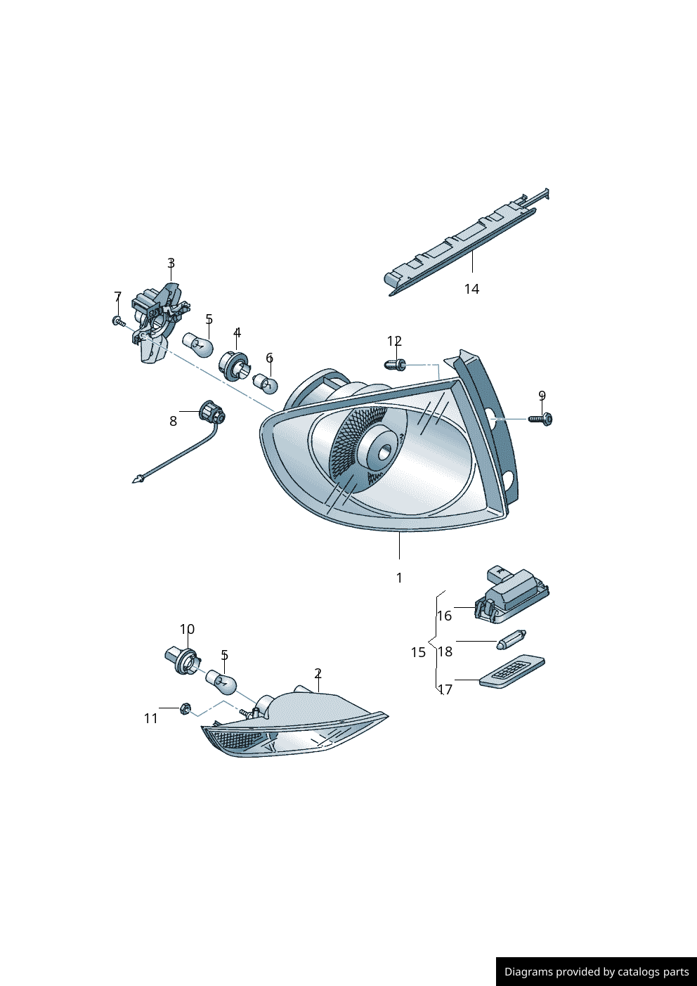 Car part diagram
