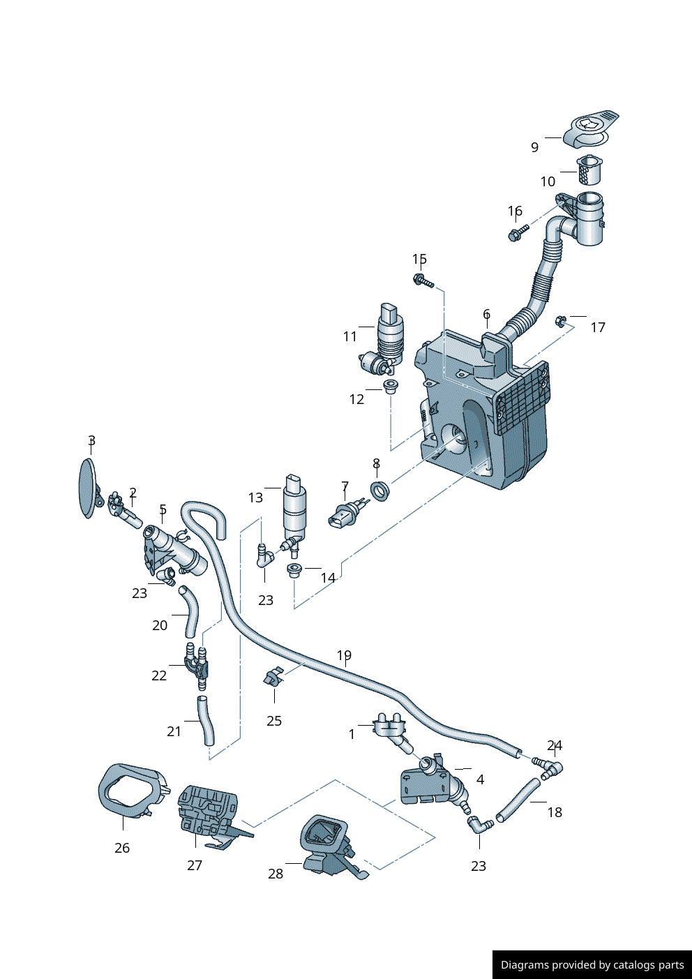 Car part diagram