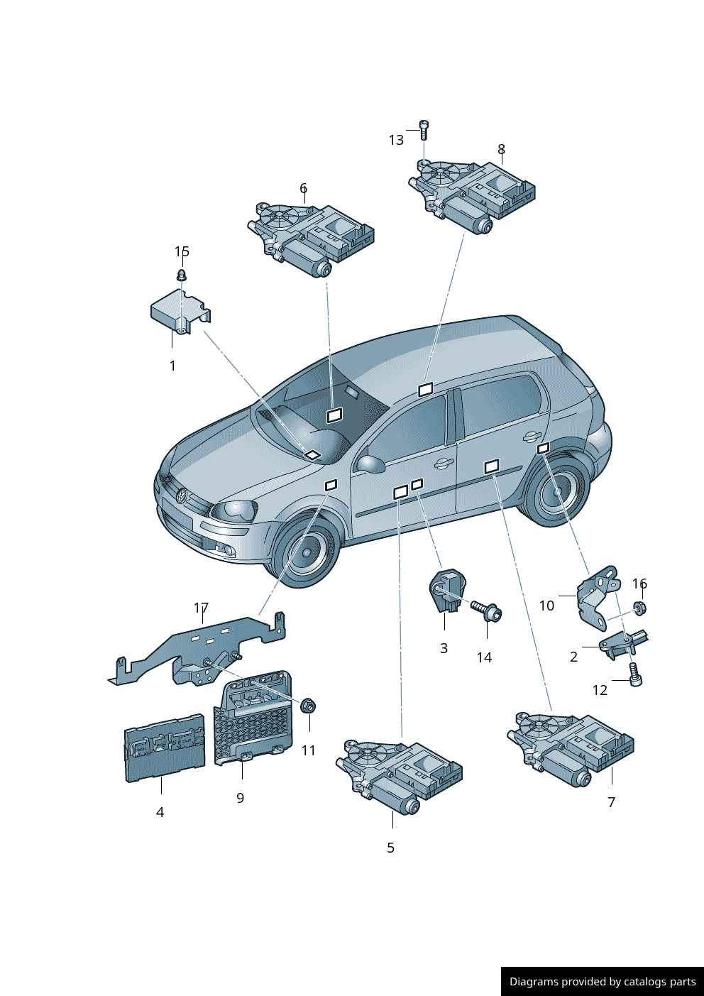 Car part diagram