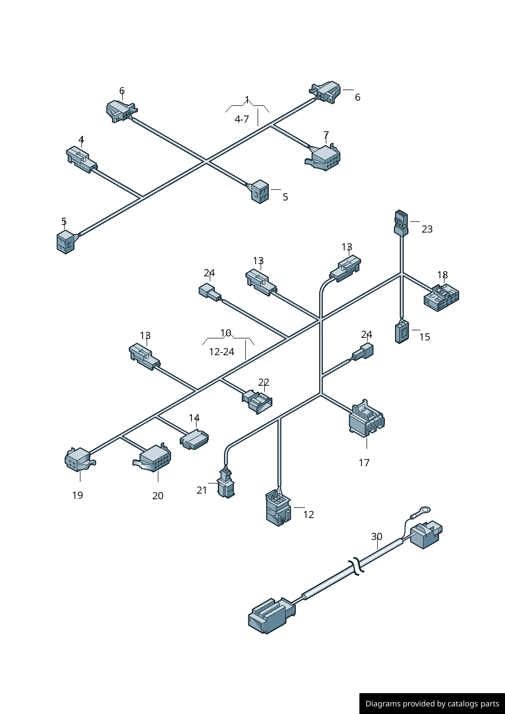 Car part diagram