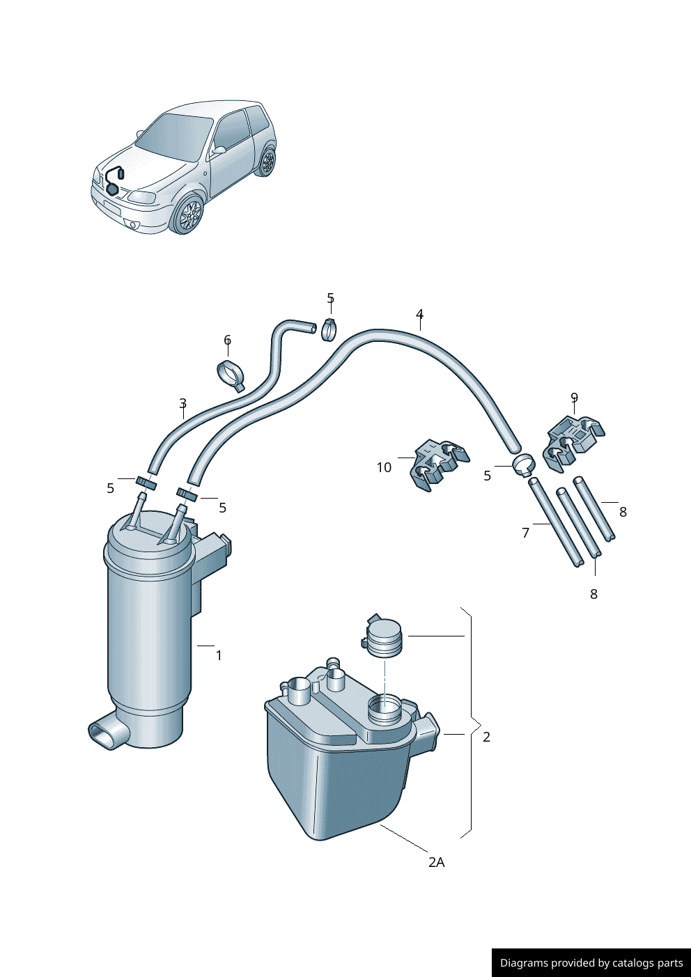 Car part diagram