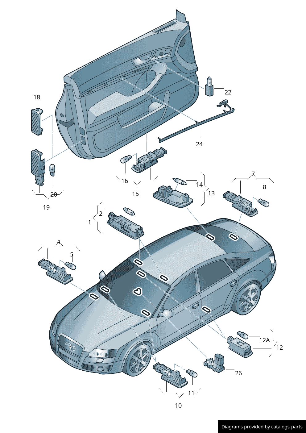 Car part diagram