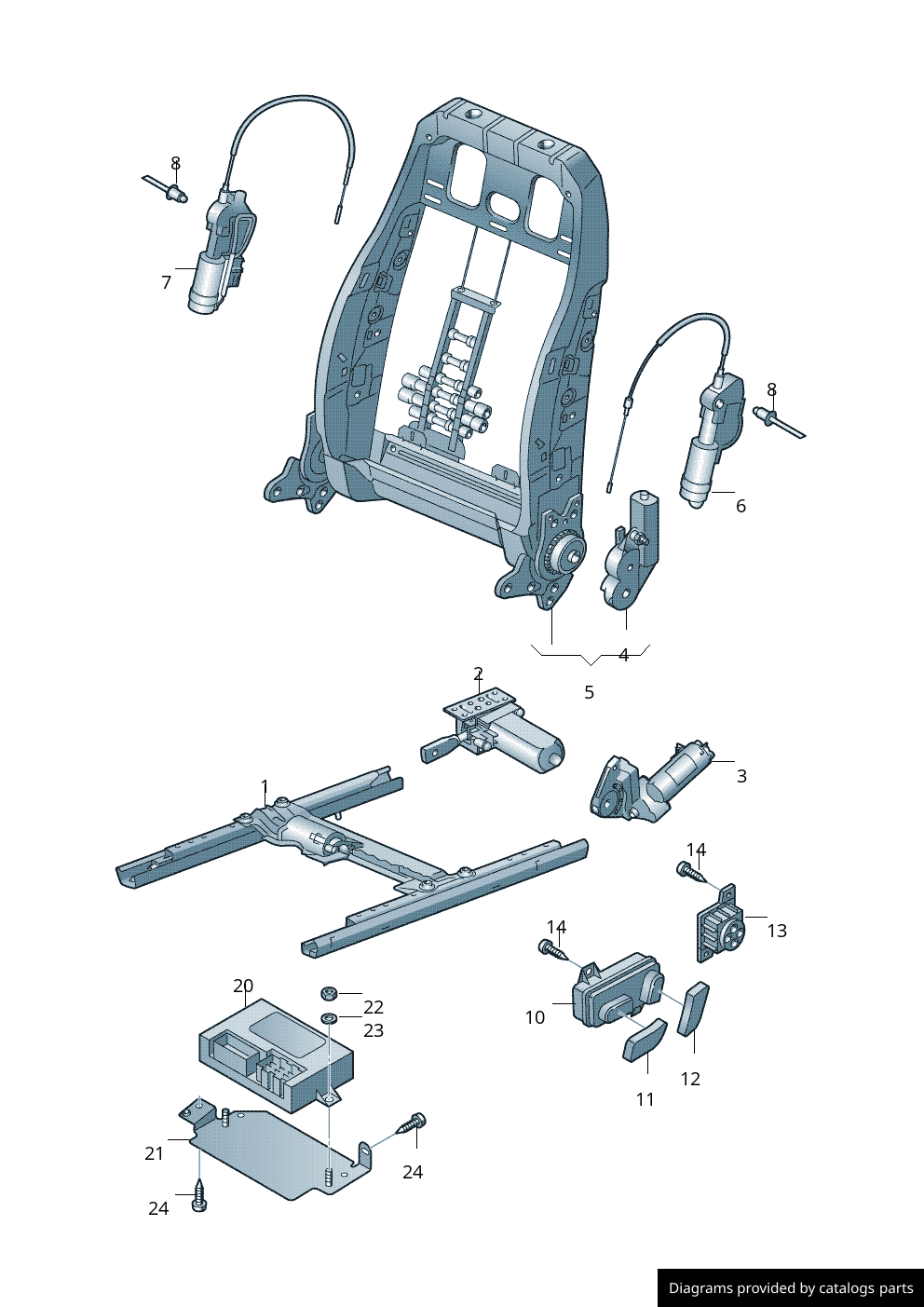Car part diagram