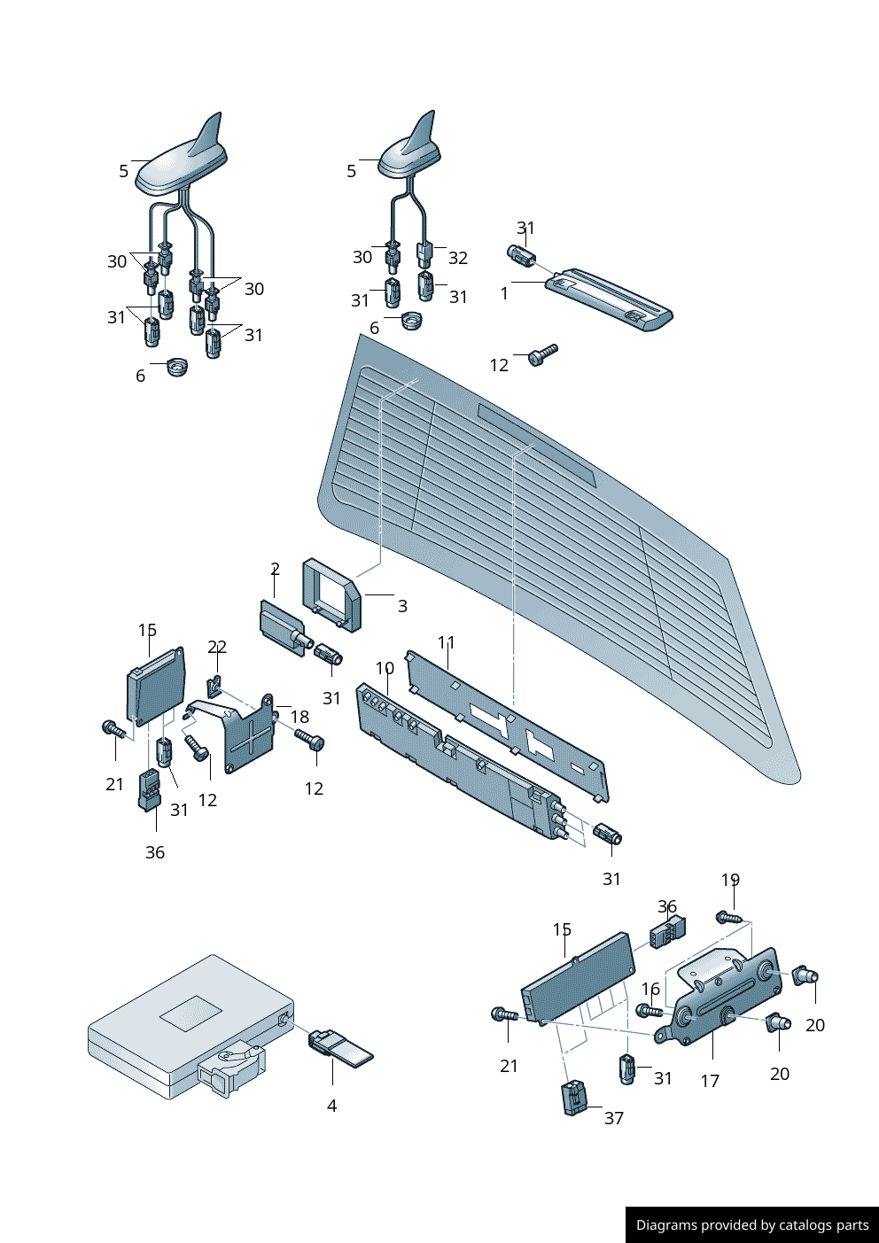 Car part diagram