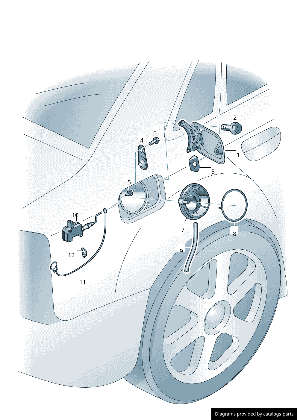Car part diagram