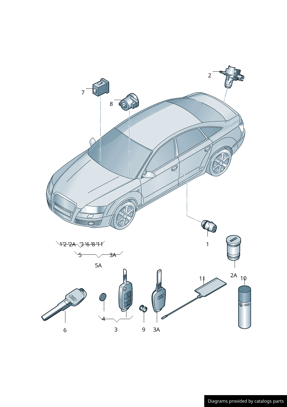 Car part diagram