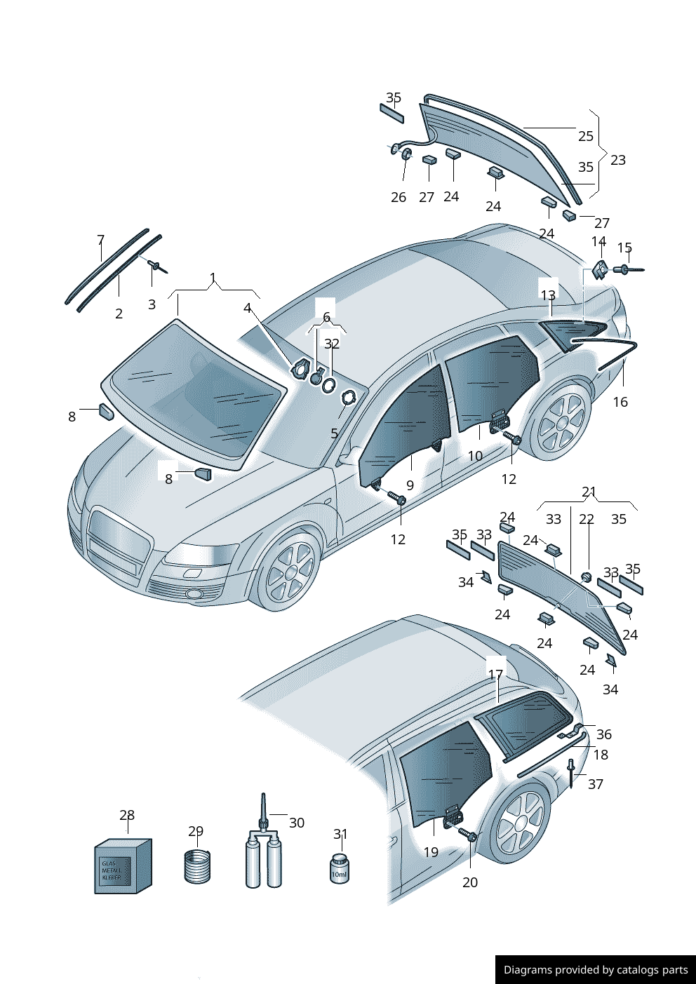 Car part diagram