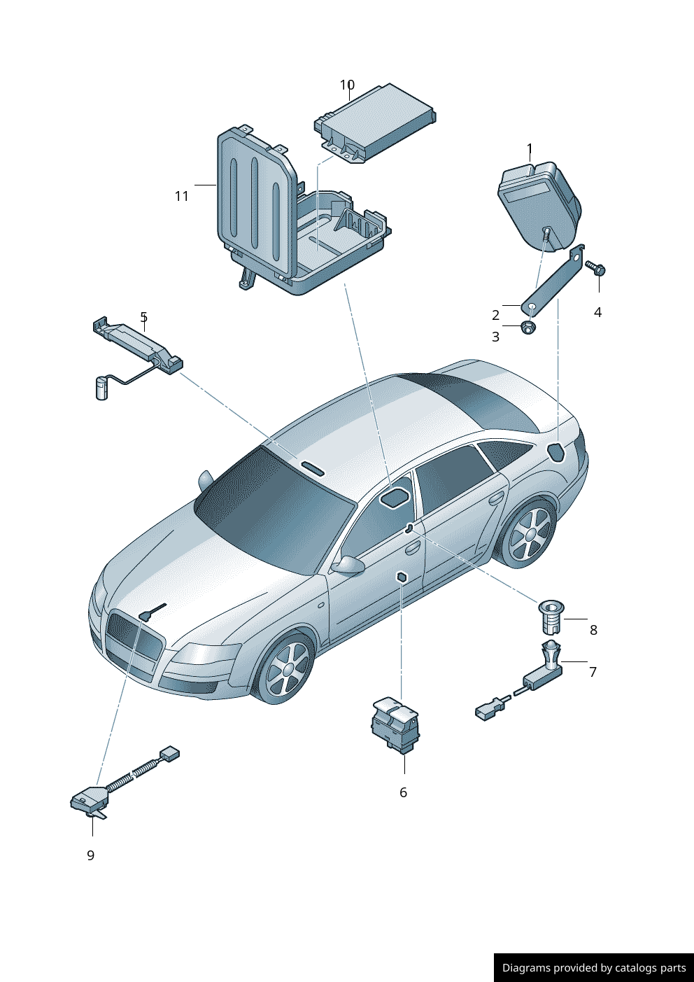 Car part diagram