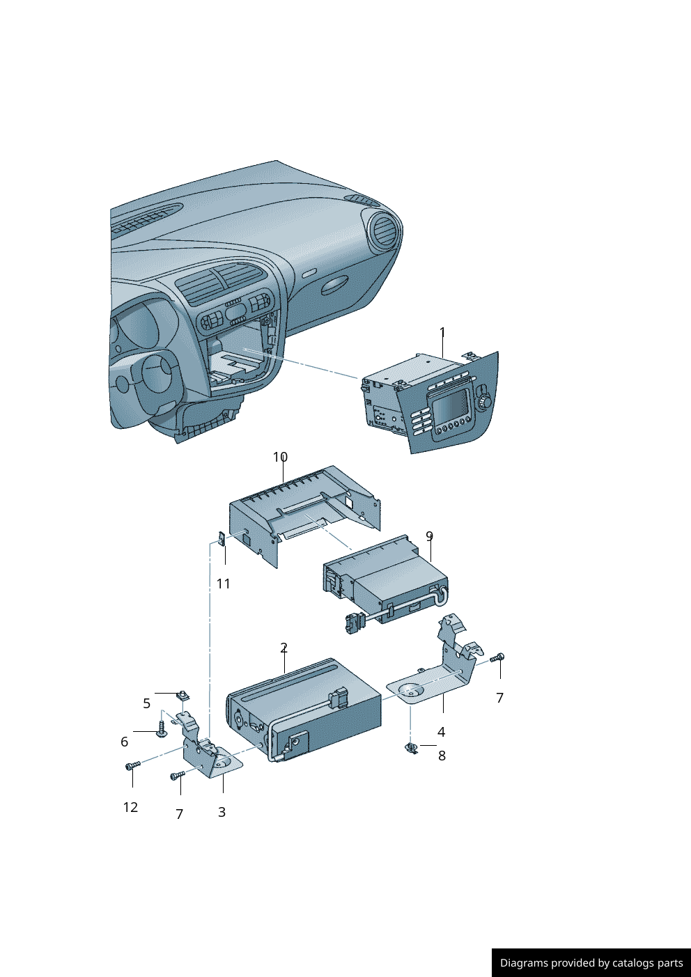Car part diagram
