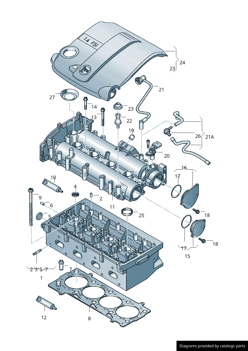 Car part diagram