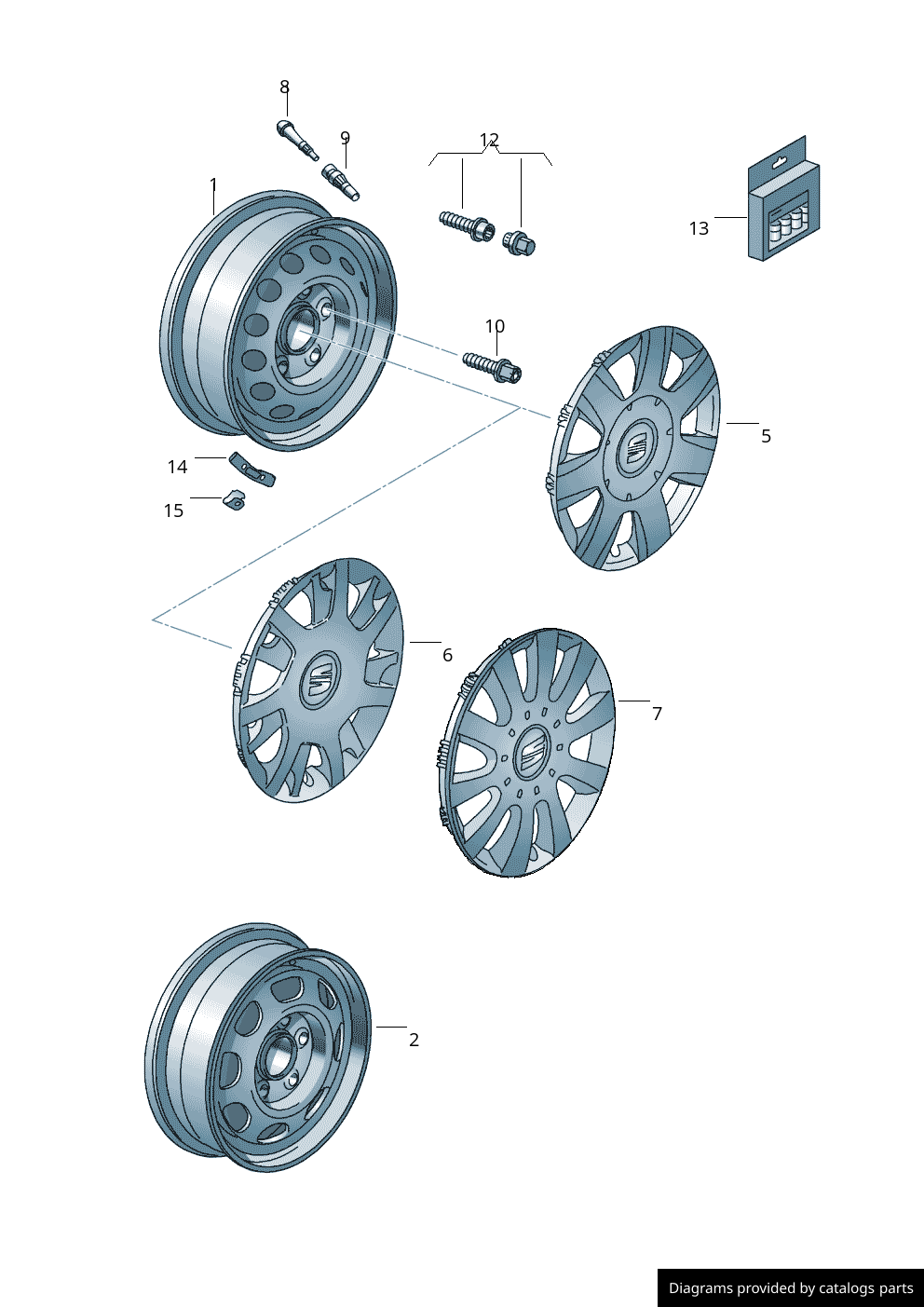 Car part diagram