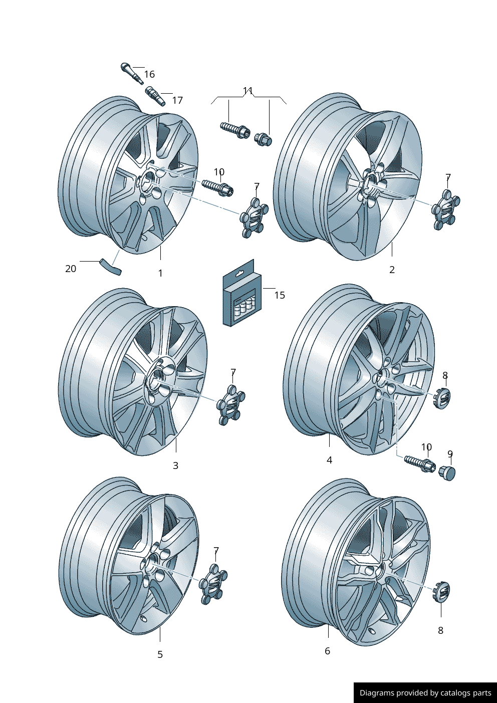 Car part diagram