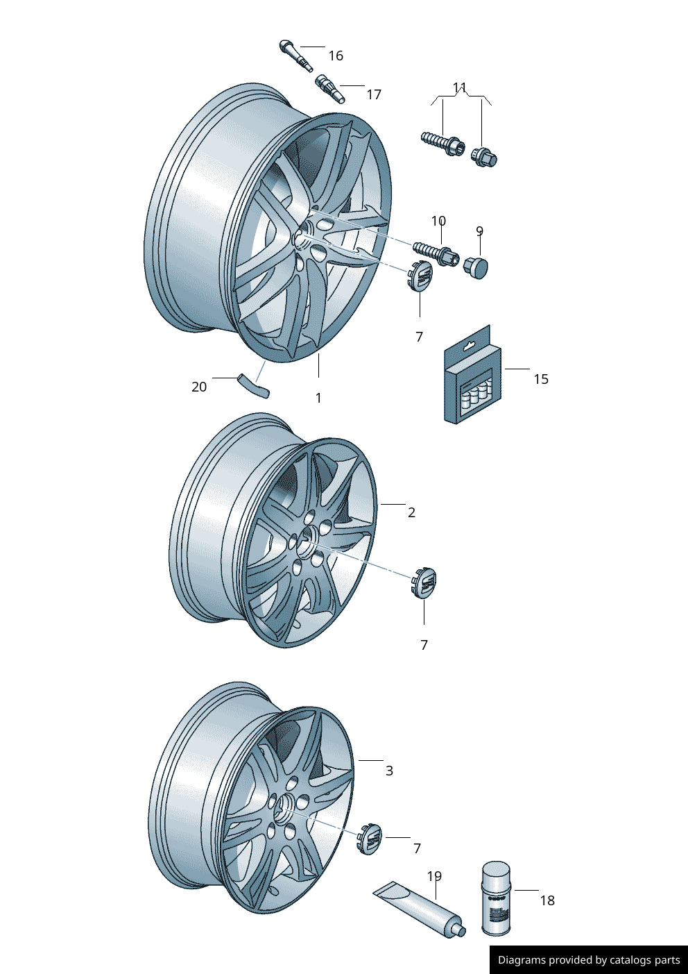 Car part diagram